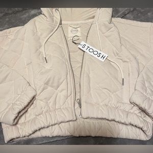 Cropped quilted jacket